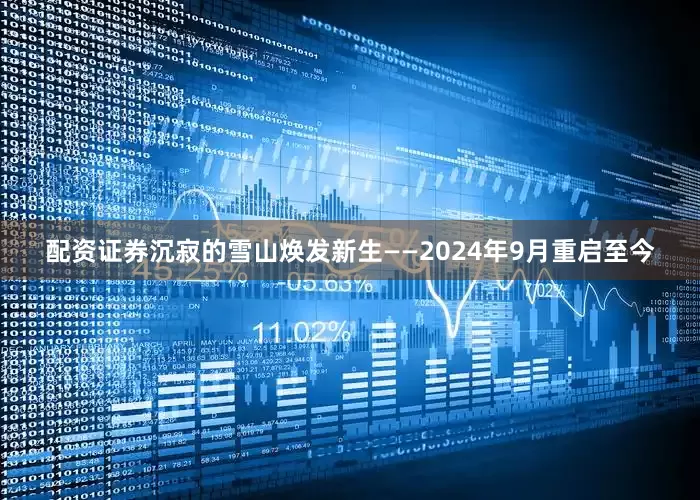 配资证券沉寂的雪山焕发新生——2024年9月重启至今